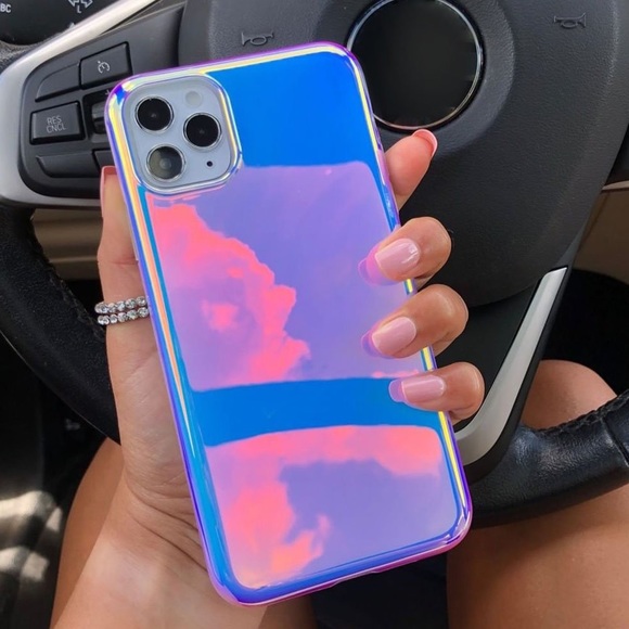 VELVET CAVIAR Iridescent Shimmer Nebula MagSafe iPhone 12 13 PRO MAX Case - Picture 7 of 15